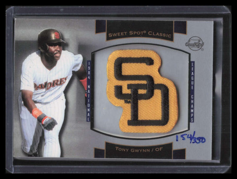 2003 Sweet Spot Classics Patch Cards tg3 Tony Gwynn Padres Patch 154/350