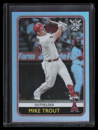 2020 Topps Big League Rainbow Foil 68 Mike Trout 94/100