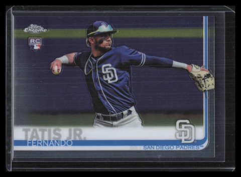 2019 Topps Chrome 203 Fernando Tatis Jr. Rookie 124767