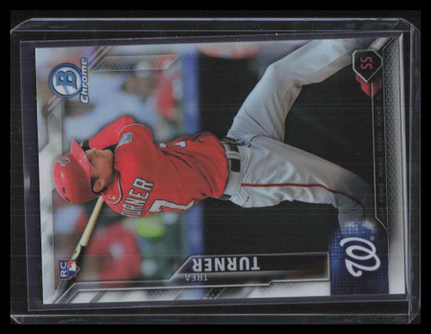 2016 Bowman Chrome Refractor 51 Trea Turner Rookie 55/499