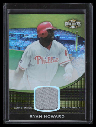 2011 Topps Triple Threads Unity Relics Gold ttus161 Ryan Howard Jersey 7/9
