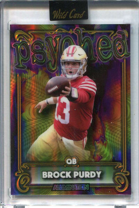 2023 Wild Card Alumination Psyched APBP Brock Purdy 37/99