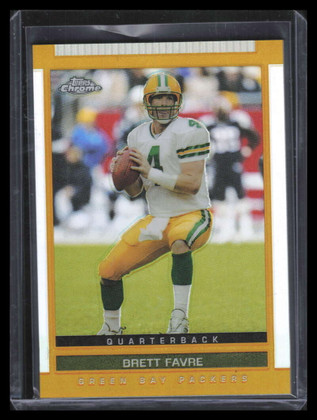 2003 Topps Draft Picks and Prospects Chrome Gold Refractor 50 Brett Favre