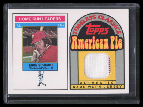2001 Topps American Pie Timeless Classics Relics bbtc31 Mike Schmidt 76 Jersey