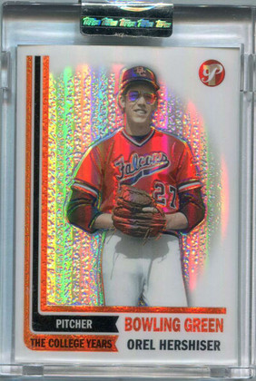 2005 Topps Pristine Legends Refractor 106 Orel Hershiser U Uncommon 86/199