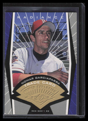 1998 SPx Finite Radiance Trade Card 46 Nomar Garciaparra /1000