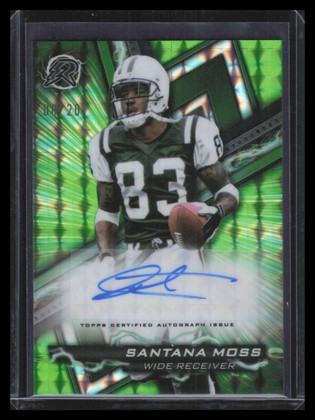 2023 Topps Composite Resurgence Autographs Green Refractor Santana Moss Auto /20