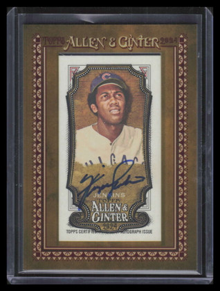 2024 Topps Allen and Ginter Framed Mini Autographs Fergie Jenkins Auto 150271