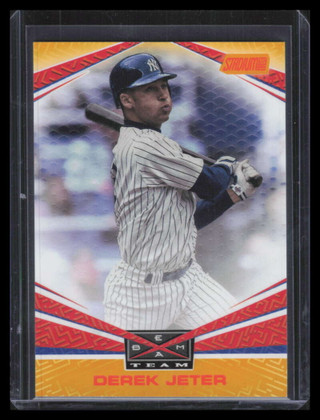 2019 Stadium Club Beam Team Orange bt2 Derek Jeter 8/50