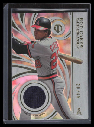 2015 Topps Tribute Prime Patches PPRCA Rod Carew Patch 20/45