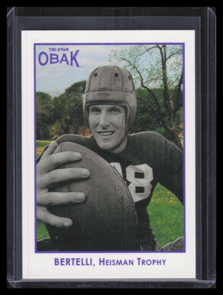 2011 TRISTAR Obak Purple 38 Angelo Bertelli 1/1