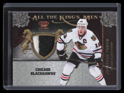 2011-12 Crown Royale All The Kings Men Materials 42 Jonathan Toews Patch 31/50
