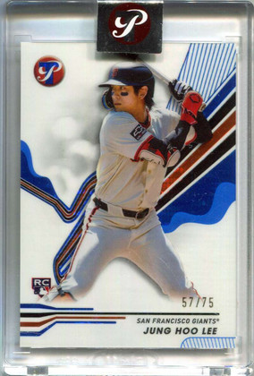 2024 Topps Pristine Blue Pristine Refractor 145 Jung Hoo Lee Rookie 57/75