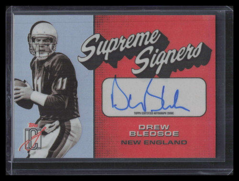 2024 Topps Signature Class Supreme Signers SSDB Drew Bledsoe Auto