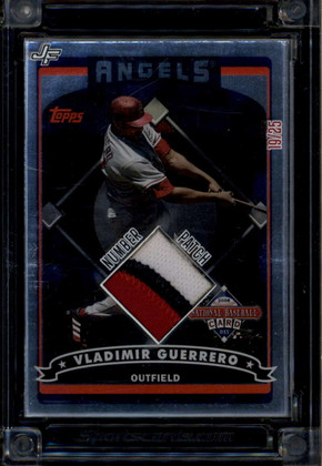 2022 Jersey Fusion Vladimir Guerrero Number Patch 19/25 2006 Topps Trading Day