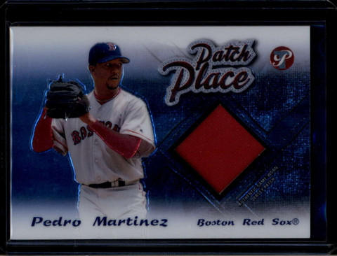 2004 Topps Pristine Patch Place Relics PM Pedro Martinez Patch