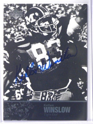 2011 Upper Deck College Legends Kellen Winslow Sr. auto autograph #29