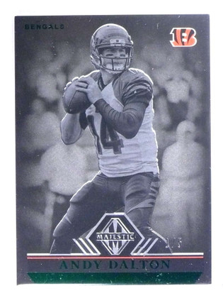 2017 Panini Majestic Andy Dalton Green Parallel #D1/5 Bengals