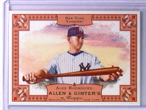 2006 Topps Allen & Ginter Promos Alex Rodriguez Rip Card Ripped