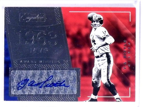 2016 Panini Signature Series Award Winning Y.A. YA Tittle autograph auto