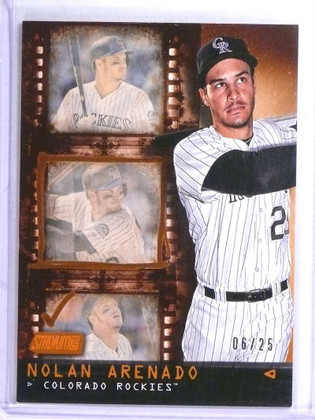 2016 Stadium Club Contact Sheet Orange Nolan Arenado #D06/25 #CS-10