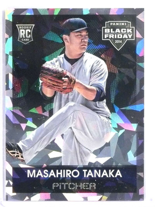 2014 Panini Black Friday Cracked Ice Masahiro Tanaka Rookie RC #D14/25 #46