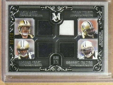 2015 Topps Museum Drew Brees Cooks Ingram Colston Quad Jersey #D61/99
