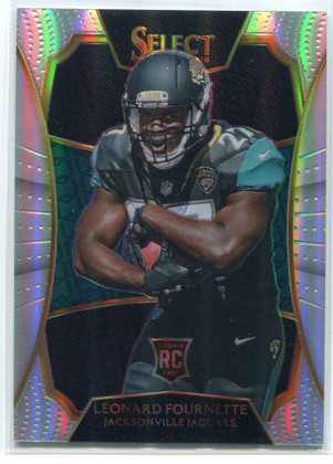 2016 Select '17 Rookie Prizms Silver Refractor 6 Leonard Fournette XRC Rookie