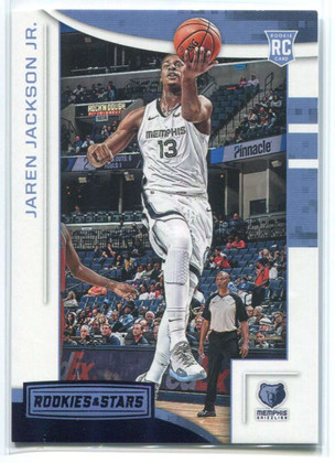 2018-19 Panini Chronicles Purple 623 Jaren Jackson Jr Rookies Stars Rookie 33/49