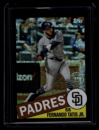 2020 Topps Update Silver Pack Chrome Black Refractor Fernando Tatis Jr. 99/199