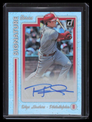 2018 Donruss Signature Series 38 Rhys Hoskins Rookie Auto