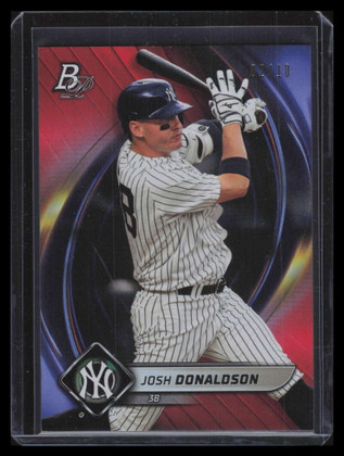 2022 Bowman Platinum Red 40 Josh Donaldson 2/10