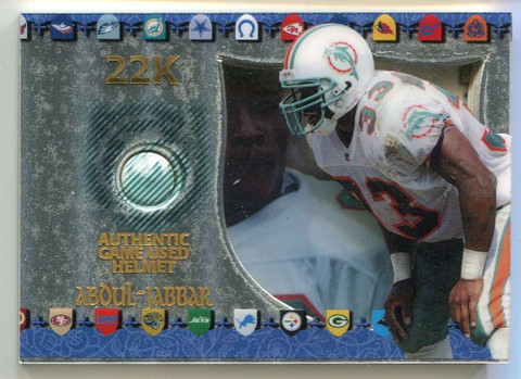 1997 Excalibur Game Helmets 22k 24 Karim Abdul-Jabbar Helmet /249