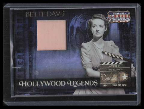 2007 Americana Hollywood Legends Material 5 Bette Davis Shirt Dress Relic 81/250 ID: 128920