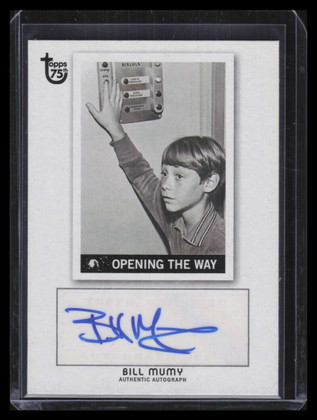 2013 Topps 75th Anniversary Autographs NNO Billy Mumy Auto F00663