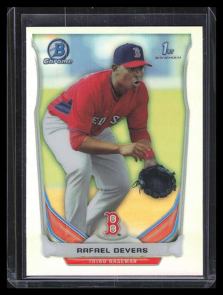 2014 Bowman Chrome Draft Top Prospects Refractor ctp37 Rafael Devers Rookie