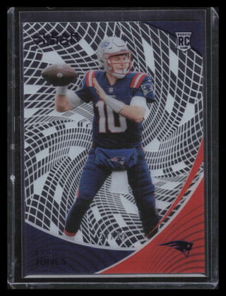 2021 Panini Chronicles Clear Vision Rookies Blue 12 Mac Jones Rookie 34/99