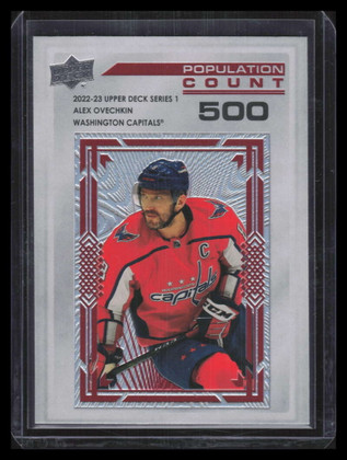 2022-23 Upper Deck Population Count 500 pc2 Alex Ovechkin