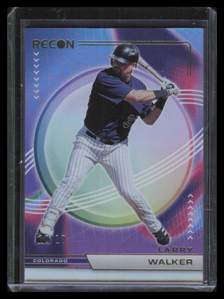2023 Panini Chronicles Recon Gold 24 Larry Walker 10/10