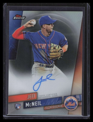 2019 Finest Autographs FAJMC Jeff McNeil Rookie Auto 134755