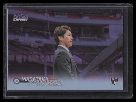 2023 Stadium Club Chrome Purple Refractor 279 Masataka Yoshida Rookie 39/75