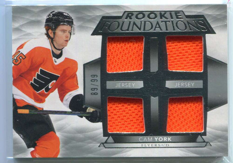 2021-22 The Cup Foundations Jerseys FCY Cam York Rookie Quad Jersey 89/99