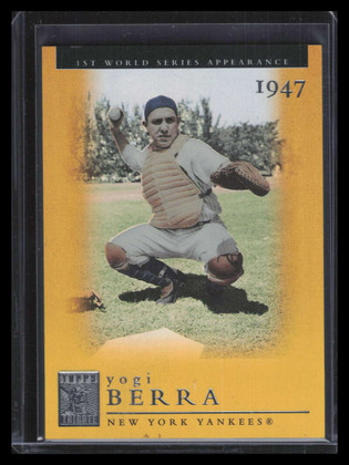 2003 Topps Tribute World Series Gold 3 Yogi Berra 47 99/100 1947