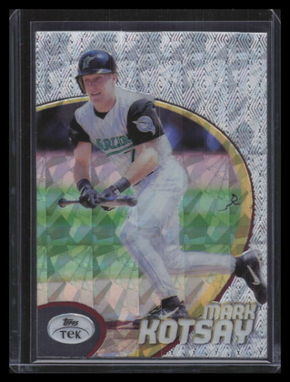 1998 Topps Tek Diffractors Pattern 57 22 Mark Kotsay