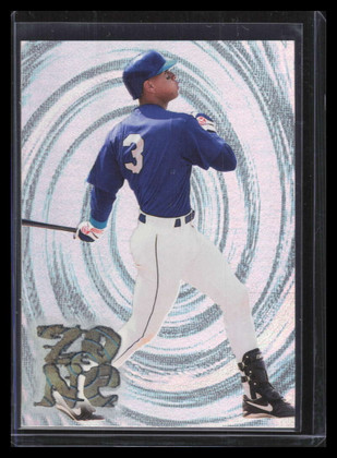 1997 Fleer Zone Missing Foil Error 15 Alex Rodriguez