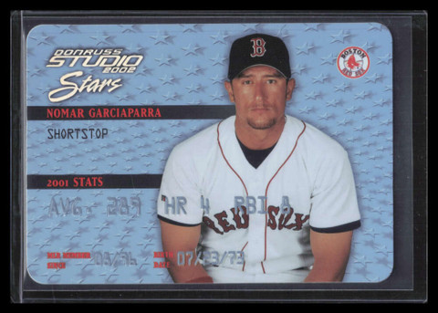 2002 Studio Stars Platinum 35 Nomar Garciaparra 8/50