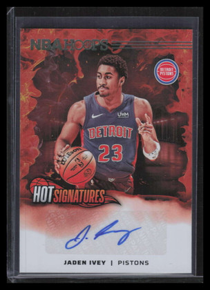 2024-25 Hoops Hot Signatures 39 Jaden Ivey Auto