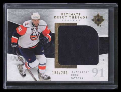 2009-10 Ultimate Collection Debut Threads John Tavares Rookie Jersey 192/200