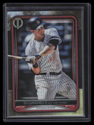2020 Topps Tribute Red 4 DJ LeMahieu 4/10