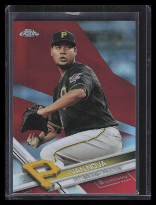 2017 Topps Chrome Red Refractor 156 Ivan Nova 2/5